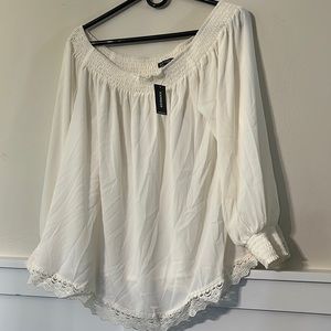 Express women’s flowy long sleeve.